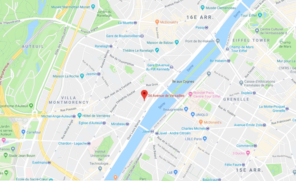 plan maison alexandre paris map