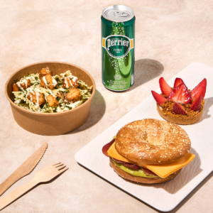 Lunch box La New Yorkaise, bagel pastrami, cheddar et avocat