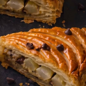 Galette poire-chocolat 10 personnes