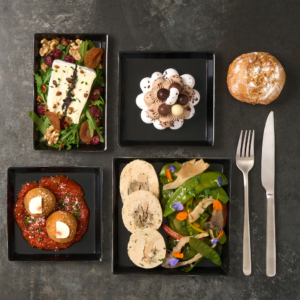 Plateau repas ballotine de poulet au foie gras